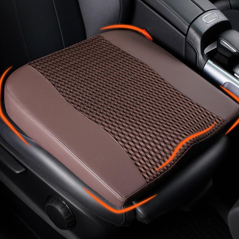 Luxury Car Seat Cushion with Non-Slip Bottom for Sciatica&Back Pain Relief-Breathable Ergonomic Butt Seat Pad for Office, Truck