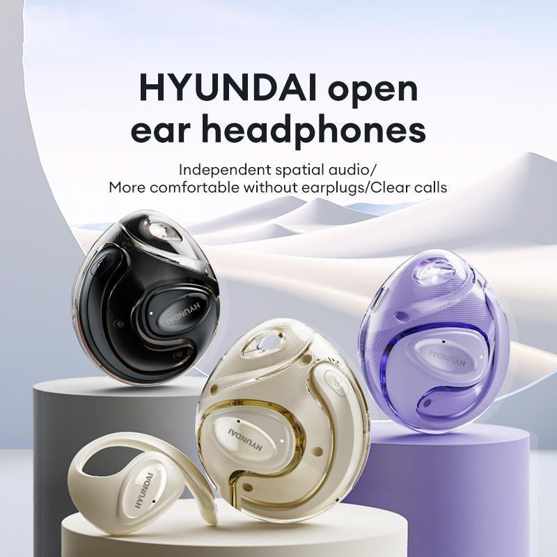 HYUNDAI X15 Ultra with 169-Language Translation Feature – Wireless Bluetooth Headset 6.0 OWS Waterproof Sport Headsets Noise Reduction Headphones with Mic Earbuds Audio Electronic