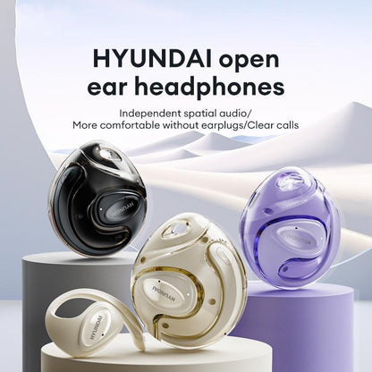HYUNDAI X15 Ultra with 169-Language Translation Feature – Wireless Bluetooth Headset 6.0 OWS Waterproof Sport Headsets Noise Reduction Headphones with Mic Earbuds Audio Electronic