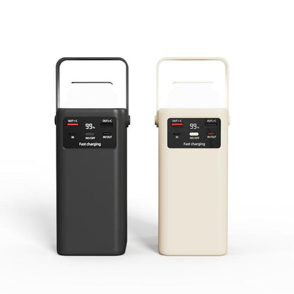 Ultra-Fast Power Bank 50000 Mah 22.5W with Battery Level Display, Multiport Foldable USB C Wall Charger, Mag-Safe Portable Charger - Cable Digital Phone