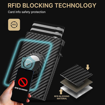 Men's Smart Wallet with Airtag Holder - RFID Blocking, Slim Bifold Design for Business & Everyday Use