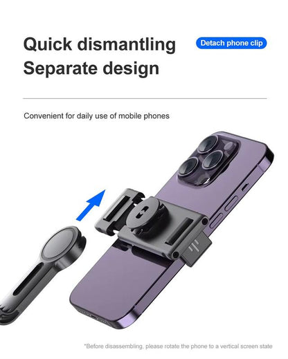 P02 Auto Face Tracking, Remote Control,360º Rotation Face Body, No App Required, Tracking Holder for Lives, Vlog Streaming Video, Rechargeable Battery Accessories Clip