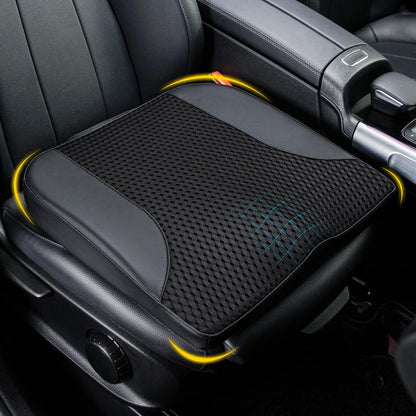 Luxury Car Seat Cushion with Non-Slip Bottom for Sciatica&Back Pain Relief-Breathable Ergonomic Butt Seat Pad for Office, Truck