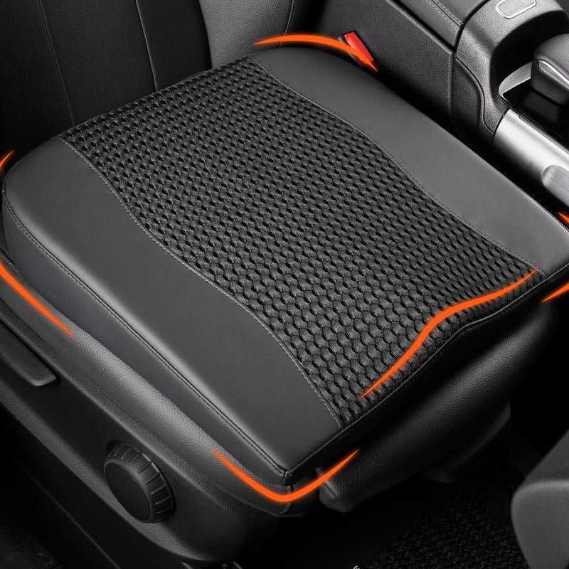 Luxury Car Seat Cushion with Non-Slip Bottom for Sciatica&Back Pain Relief-Breathable Ergonomic Butt Seat Pad for Office, Truck