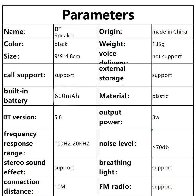 Mini Bluetooth-Compatible Shower Speaker, Portable Waterproof Speaker with LED Light, Suction Cup Speaker for Beach, Shower & Home Outdoor Camping