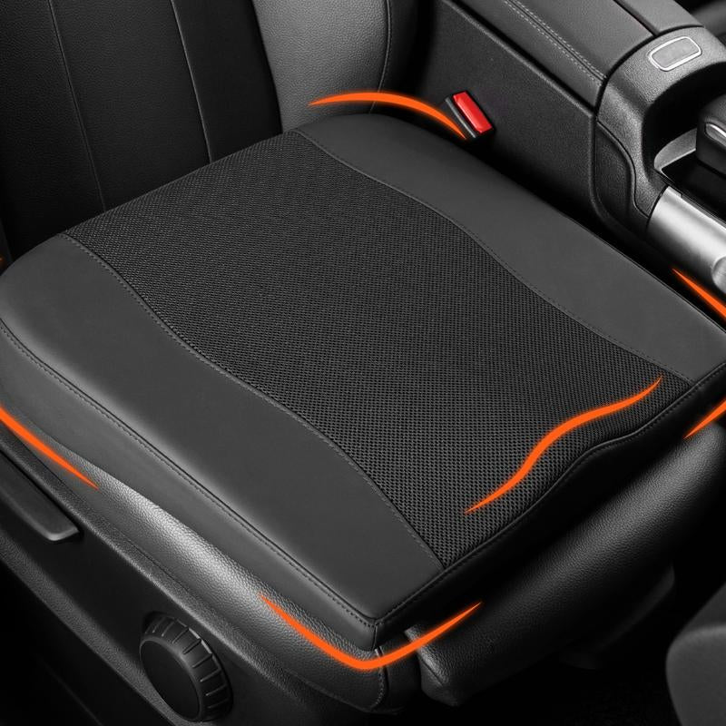 Luxury Car Seat Cushion with Non-Slip Bottom for Sciatica&Back Pain Relief-Breathable Ergonomic Butt Seat Pad for Office, Truck