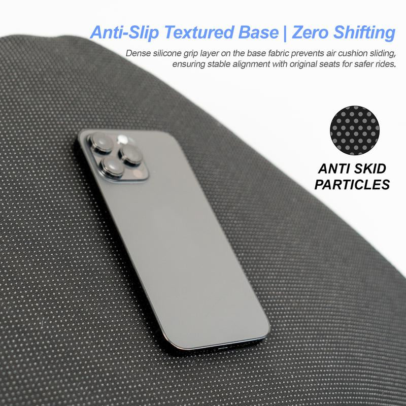 Luxury Car Seat Cushion with Non-Slip Bottom for Sciatica&Back Pain Relief-Breathable Ergonomic Butt Seat Pad for Office, Truck