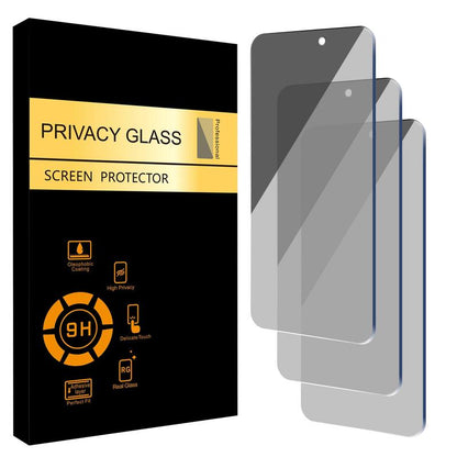 3-PACK for Iphone 15 14 13 12 11 Pro Max X XS XR Privacy Anti-Spy Tempered GLASS Screen Protector Accessories Transparent