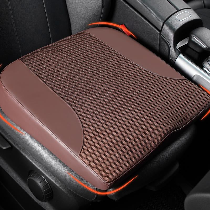 Luxury Car Seat Cushion with Non-Slip Bottom for Sciatica&Back Pain Relief-Breathable Ergonomic Butt Seat Pad for Office, Truck