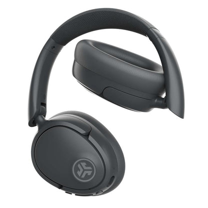 Jlab Jbuds Lux Active Noise Cancellation Wireless Bluetooth Headphones, Custom EQ, Over-Ear, Be Aware Safety Mode. Foldable, Iphone / Android, Wired