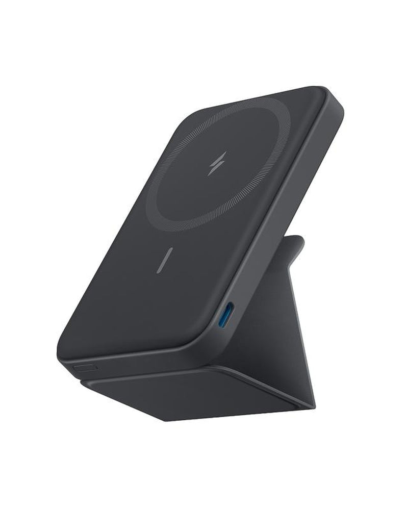 Anker Magnetic Power Bank, Built-In Foldable Stand, USB-C Port on the Side, 5,000Mah Capacity, Perfectly Compatible with Iphone 17/16/15/14/13 Series
