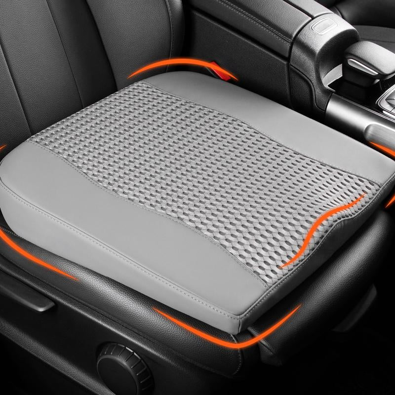 Luxury Car Seat Cushion with Non-Slip Bottom for Sciatica&Back Pain Relief-Breathable Ergonomic Butt Seat Pad for Office, Truck