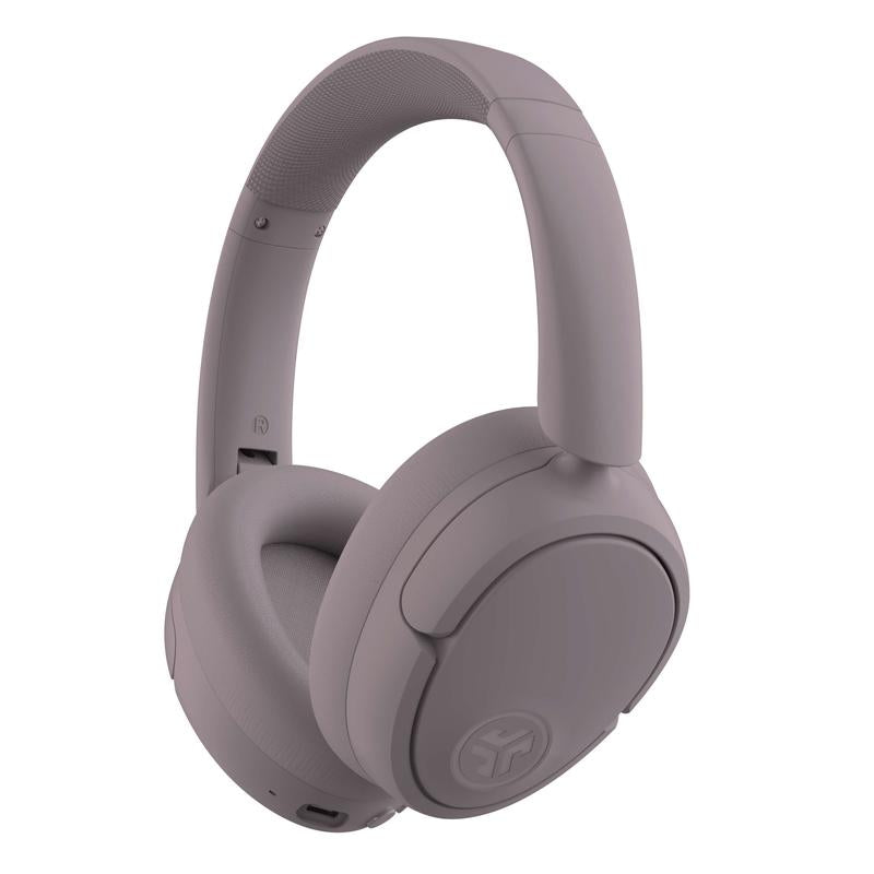 Jlab Jbuds Lux Active Noise Cancellation Wireless Bluetooth Headphones, Custom EQ, Over-Ear, Be Aware Safety Mode. Foldable, Iphone / Android, Wired