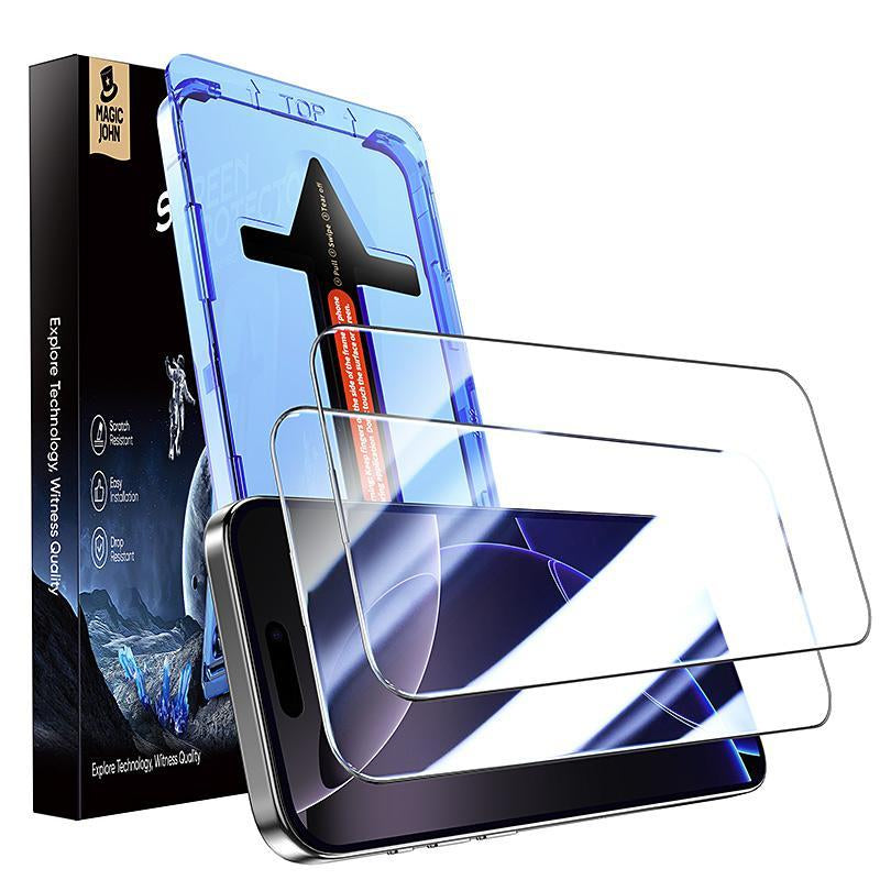 Magic John Privacy Tempered Glass Screen Protector for Iphone 16 Series/Samsung/Google, Shockproof Fingerprint Proof Phone Protective Film, Phone Accessories, Boyfriend Gift, Best Friend Gifts, Phone Screen Protectors